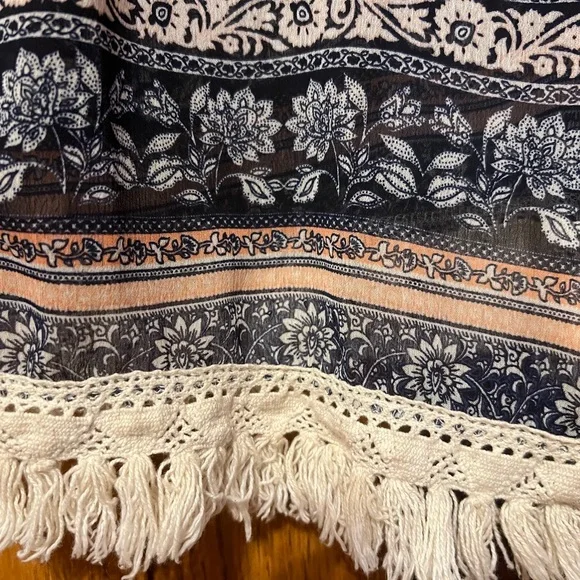 Peek a Boo Sleeveless & Fringed Kimono Set XL 🌸 - Picture 14 of 16